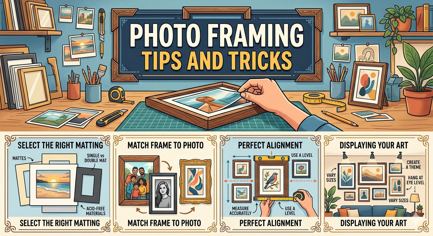 Photo Framing Tips and Tricks for Dubai Homes
